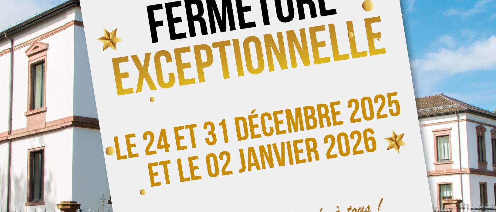 Fermeture des services intercommunaux pour noël