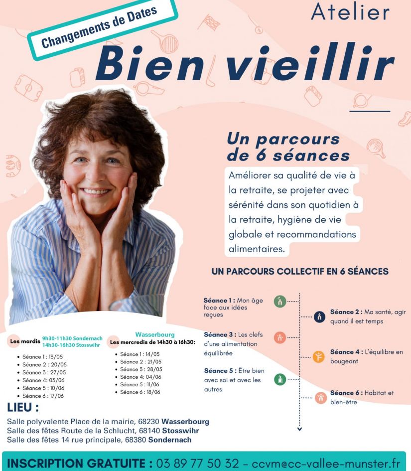 Cycle d'ateliers 60 ans et plus